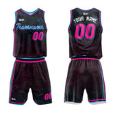 Custom Black Basketball Jersey Uniform Suit Printed Your Logo Name Number
