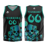 Custom Fluid Green Basketball Jersey Uniform Suit Printed Your Logo Name Number