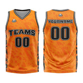 Custom Broken Orange Basketball Jersey Uniform Suit Printed Your Logo Name Number