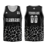 Custom Black White Basketball Jersey Uniform Suit Printed Your Logo Name Number