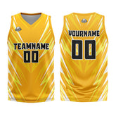 Custom Triangle Orange Basketball Jersey Uniform Suit Printed Your Logo Name Number