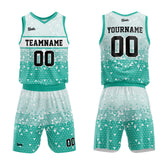 Custom Green Basketball Jersey Uniform Suit Printed Your Logo Name Number
