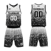 Custom Black Basketball Jersey Uniform Suit Printed Your Logo Name Number