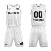 Custom White Night View Basketball Jersey Uniform Suit Printed Your Logo Name Number