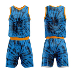 Custom Blue Basketball Jersey Uniform Suit Printed Your Logo Name Number