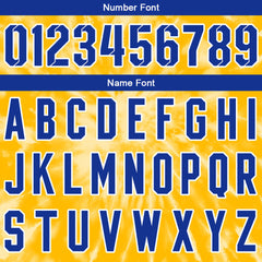 Custom Yellow Basketball Jersey Uniform Suit Printed Your Logo Name Number