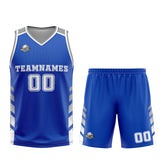 Custom Blue Grey Basketball Jersey Uniform Suit Printed Your Logo Name Number