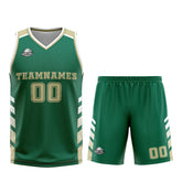 Custom Green Yellow Basketball Jersey Uniform Suit Printed Your Logo Name Number