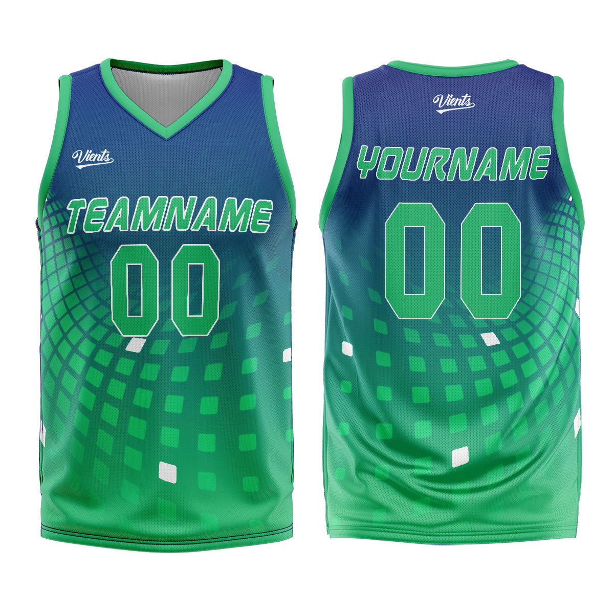 Custom Navy Green Basketball Jersey Uniform Suit Printed Your Logo Name Number
