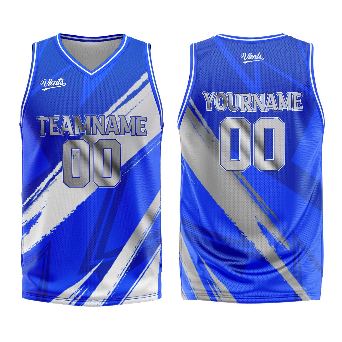 Custom Blue Grey Basketball Jersey Uniform Suit Printed Your Logo Name Number