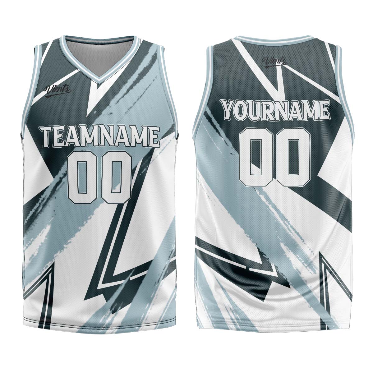Custom Dull Green White Basketball Jersey Uniform Suit Printed Your Logo Name Number