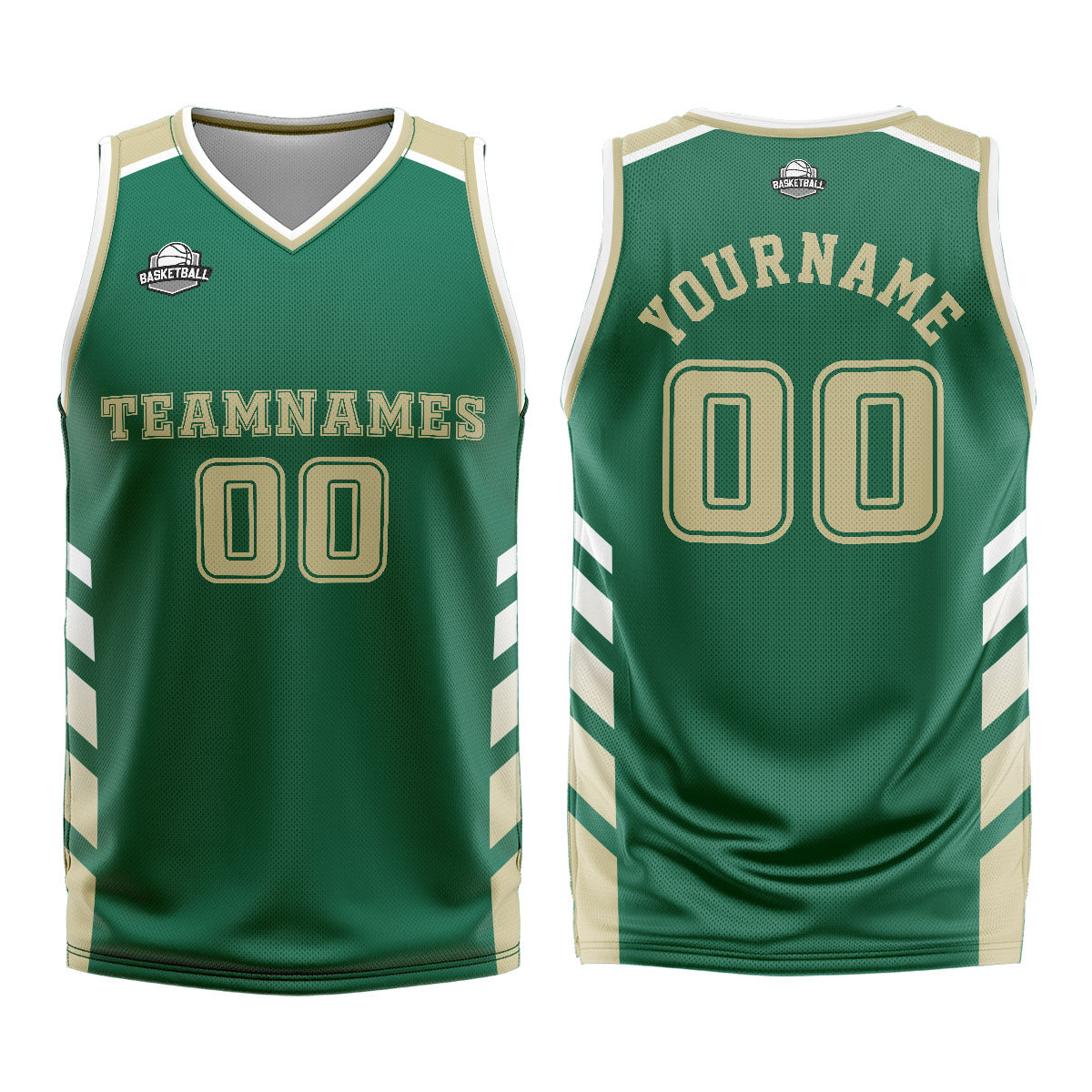 Custom Green Yellow Basketball Jersey Uniform Suit Printed Your Logo Name Number