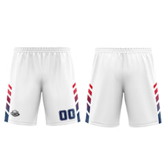 Custom White Blue Basketball Jersey Uniform Suit Printed Your Logo Name Number