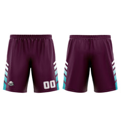 Custom Purple Cyan Basketball Jersey Uniform Suit Printed Your Logo Name Number