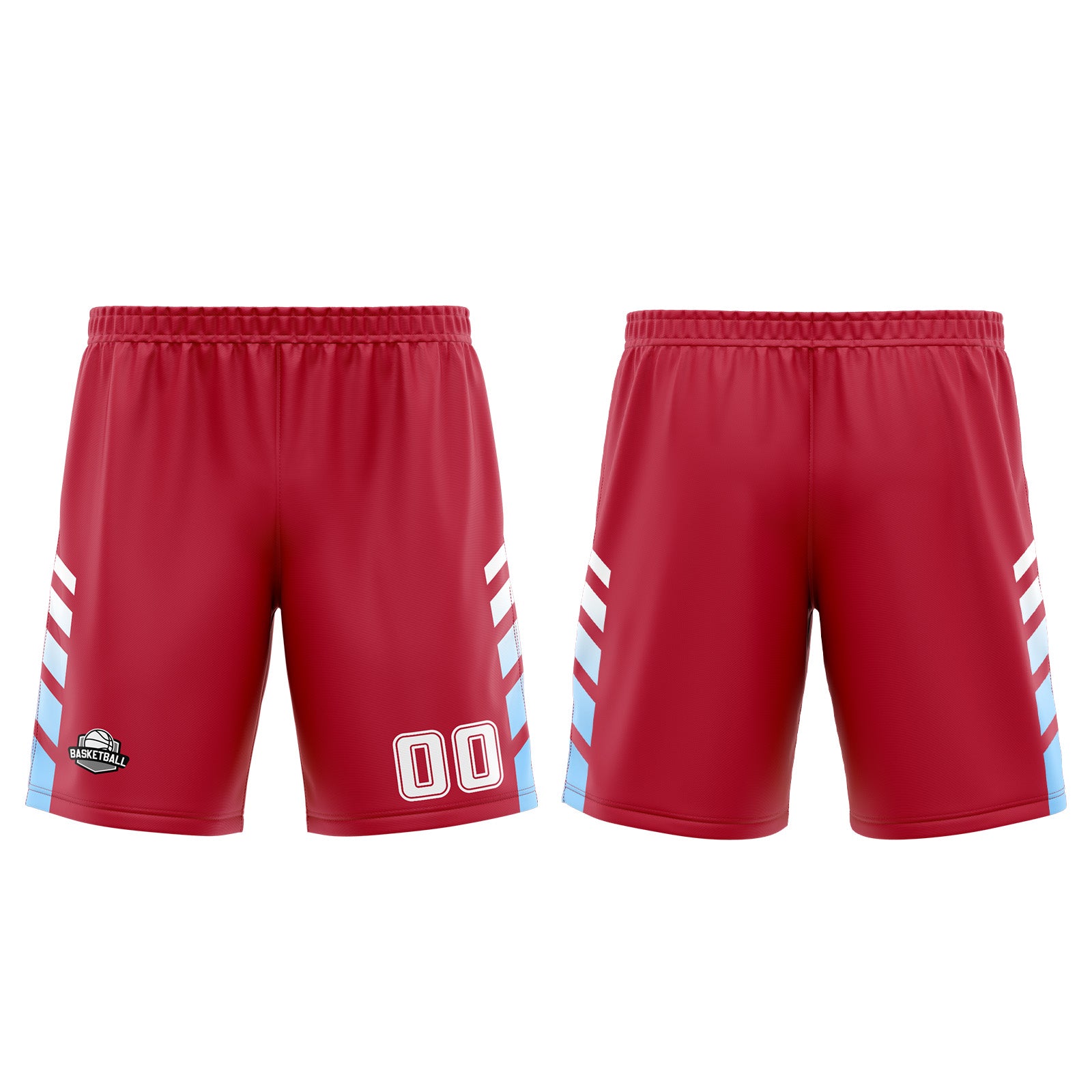 Custom Red Blue Basketball Jersey Uniform Suit Printed Your Logo Name Number