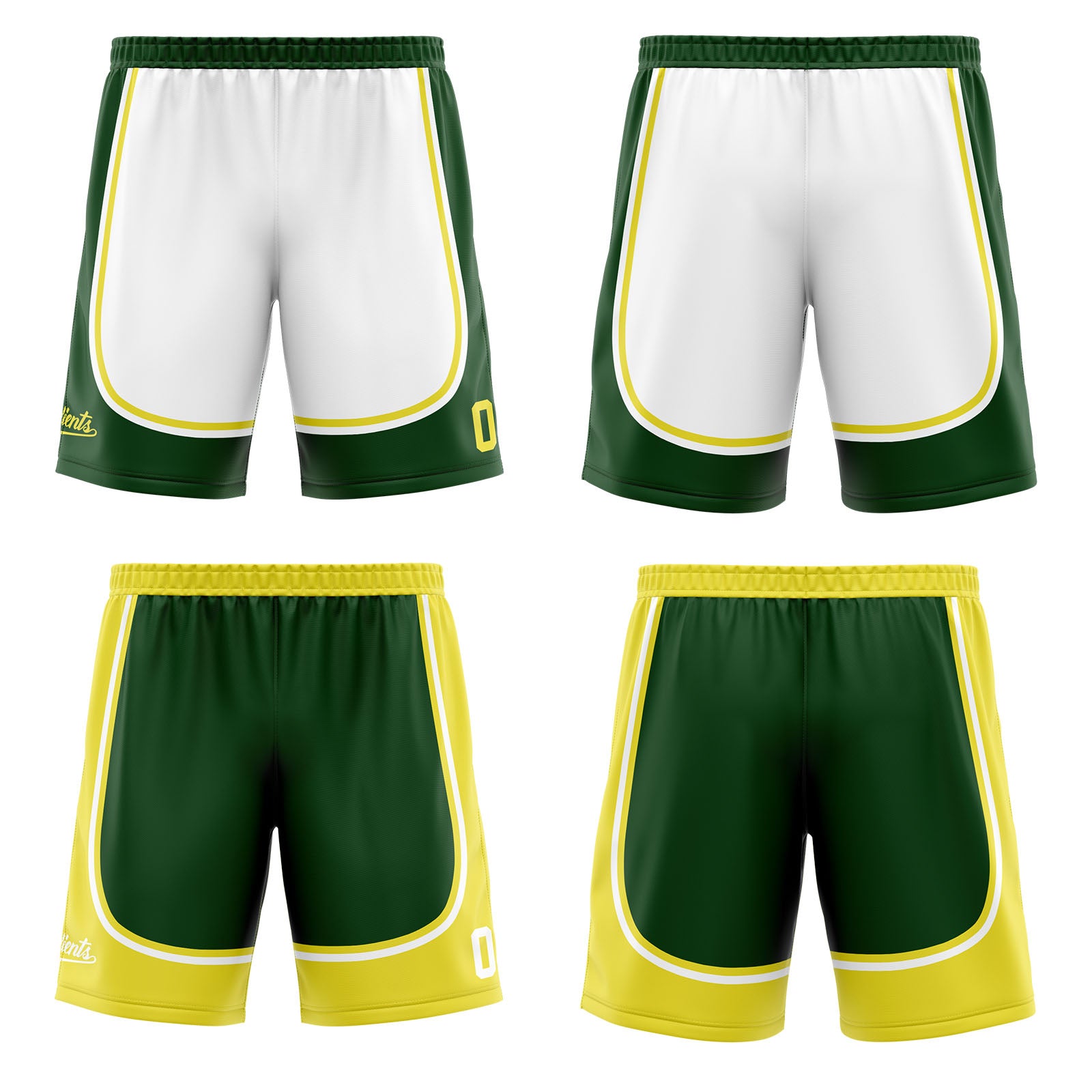 Custom Dull Green Yellow Reversible Basketball Suit for Adults and Kids Personalized Jersey