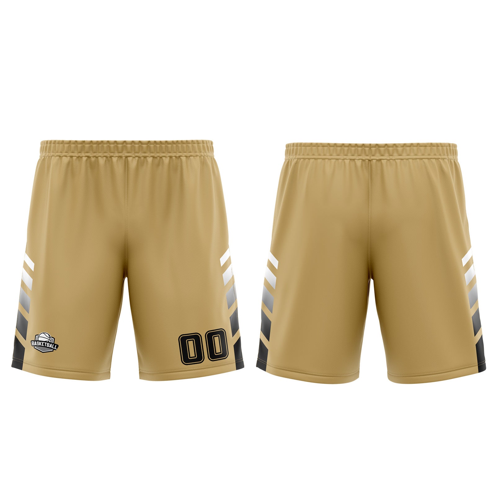 Custom Brown Black Basketball Jersey Uniform Suit Printed Your Logo Name Number