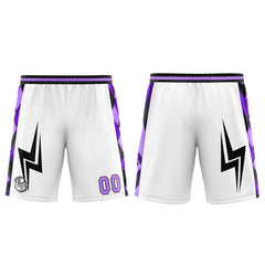 Custom White Purple Basketball Jersey Uniform Suit Printed Your Logo Name Number