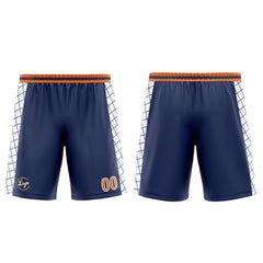Custom Navy Orange Basketball Jersey Uniform Suit Printed Your Logo Name Number