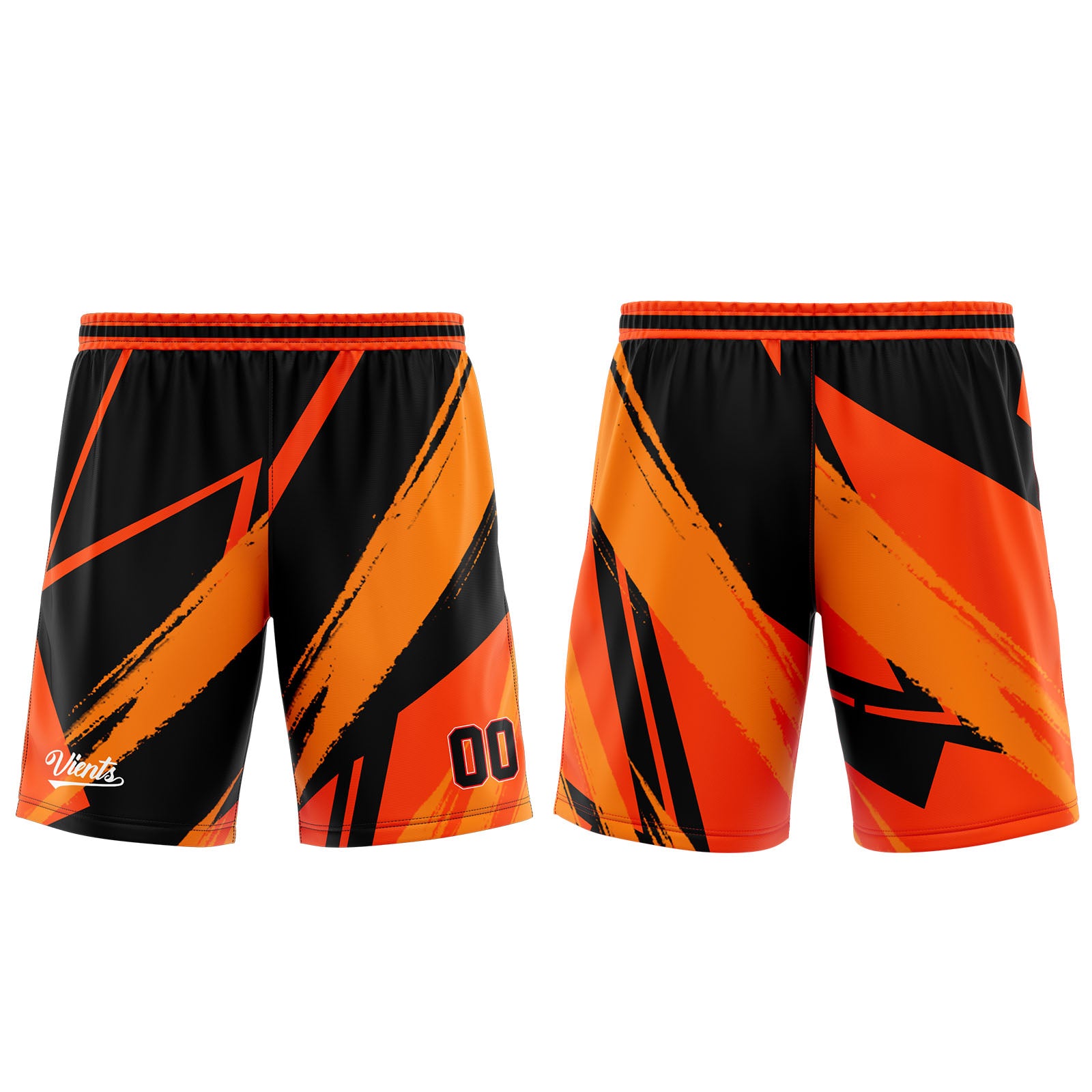 Custom Orange Black Basketball Jersey Uniform Suit Printed Your Logo Name Number