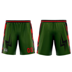 Custom Green Red Basketball Jersey Uniform Suit Printed Your Logo Name Number