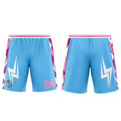 Custom Blue Pink Basketball Jersey Uniform Suit Printed Your Logo Name Number