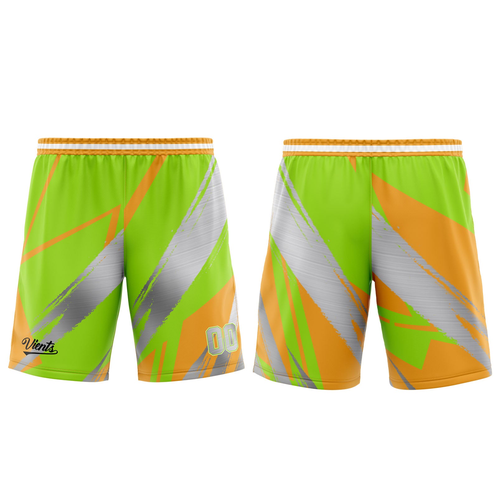 Custom Green Orange Grey Basketball Jersey Uniform Suit Printed Your Logo Name Number