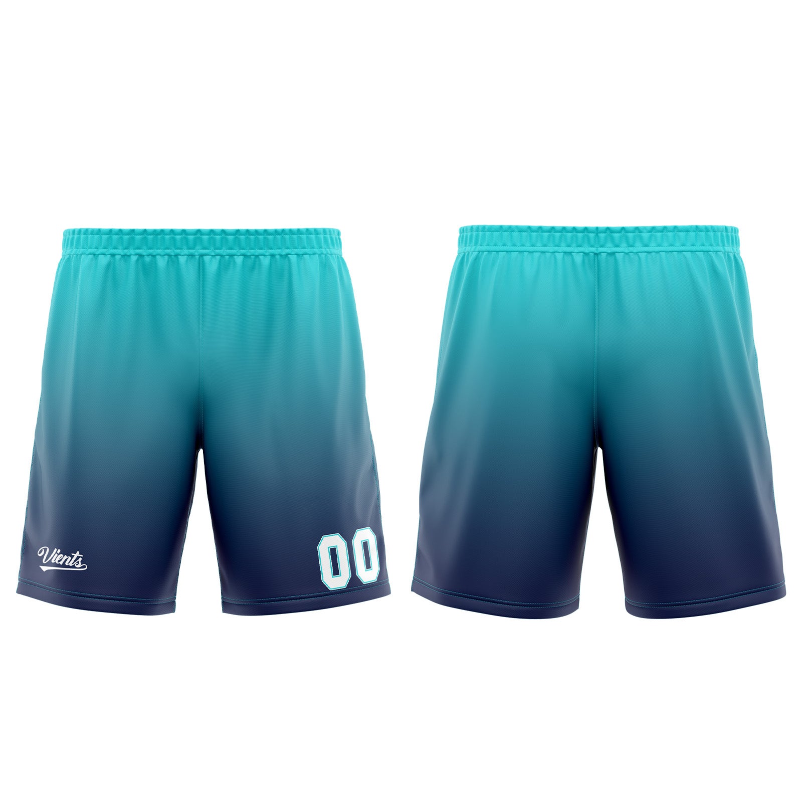 Custom Navy Cyan Basketball Jersey Uniform Suit Printed Your Logo Name Number