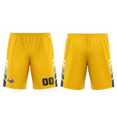 Custom Yellow Blue Basketball Jersey Uniform Suit Printed Your Logo Name Number