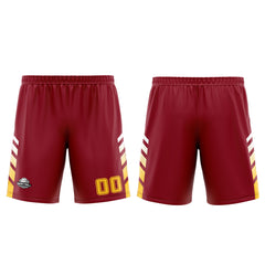 Custom Red Yellow Basketball Jersey Uniform Suit Printed Your Logo Name Number