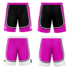 Custom Black Light Purple Reversible Basketball Suit for Adults and Kids Personalized Jersey