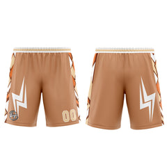 Custom Brown White Basketball Jersey Uniform Suit Printed Your Logo Name Number