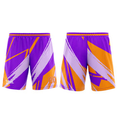 Custom Purple Orange Basketball Jersey Uniform Suit Printed Your Logo Name Number