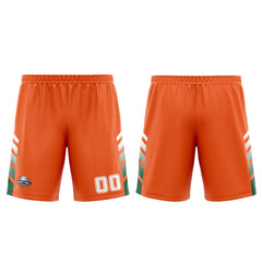 Custom Orange Green Basketball Jersey Uniform Suit Printed Your Logo Name Number