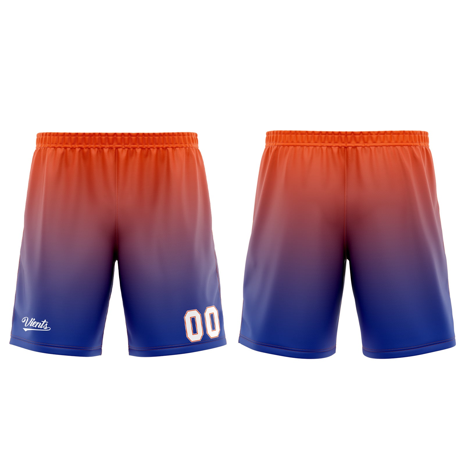 Custom Blue Orange Basketball Jersey Uniform Suit Printed Your Logo Name Number