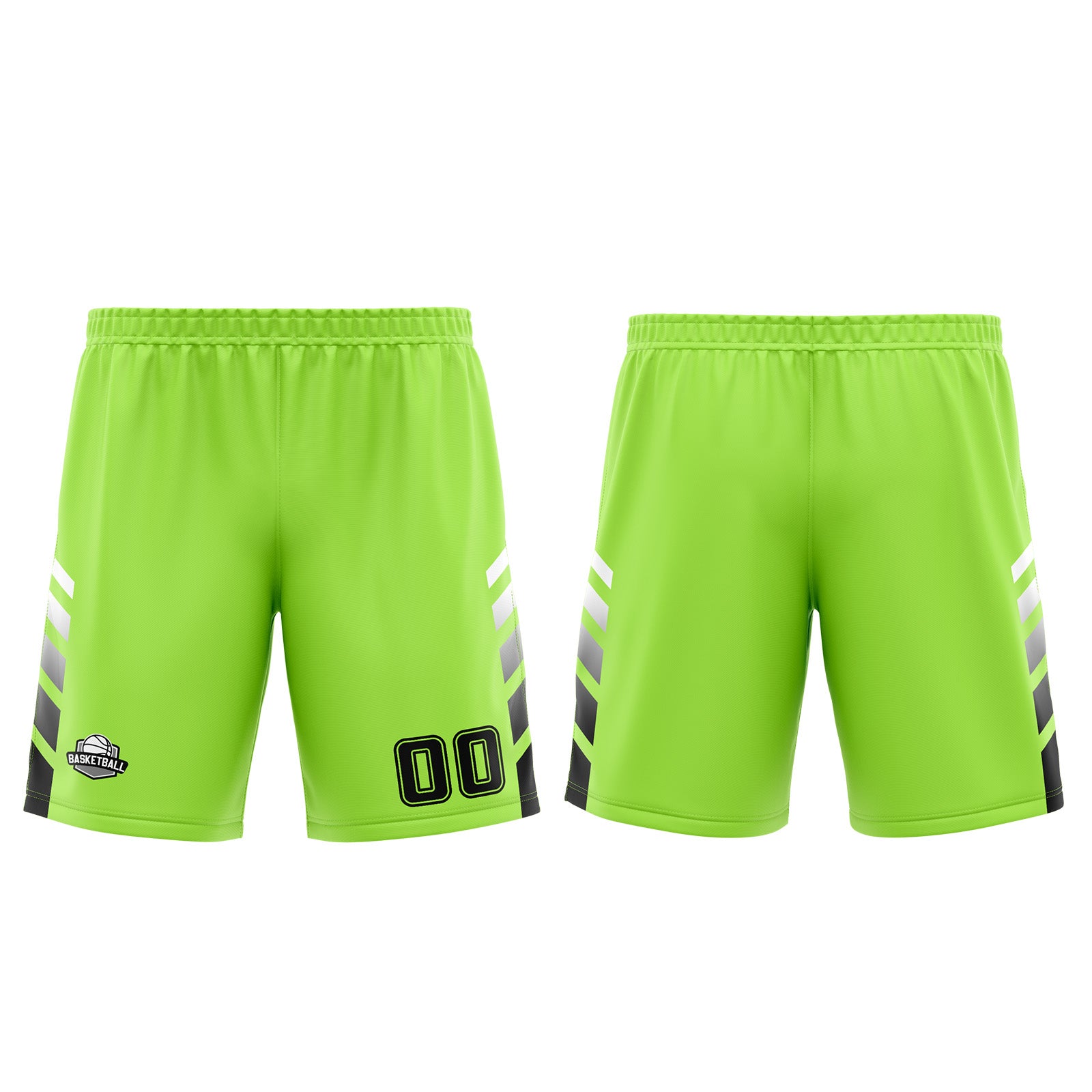 Custom Green Black Basketball Jersey Uniform Suit Printed Your Logo Name Number