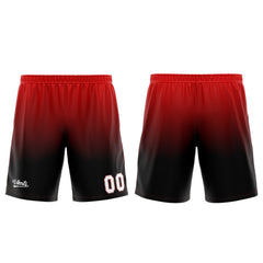 Custom Black Red Basketball Jersey Uniform Suit Printed Your Logo Name Number