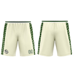 Custom Cream Green Basketball Jersey Uniform Suit Printed Your Logo Name Number