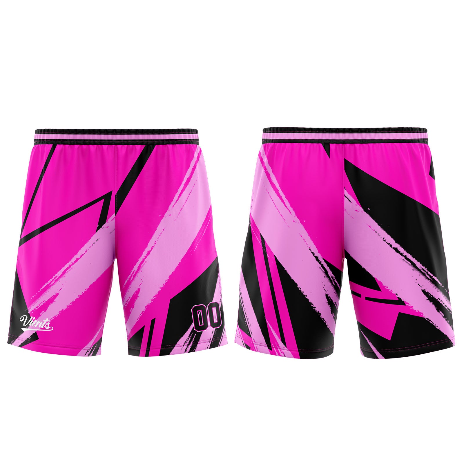 Custom Pink Black Basketball Jersey Uniform Suit Printed Your Logo Name Number