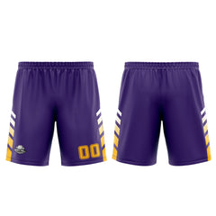 Custom Purple Yellow Basketball Jersey Uniform Suit Printed Your Logo Name Number