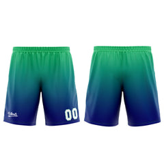 Custom Navy Green Basketball Jersey Uniform Suit Printed Your Logo Name Number