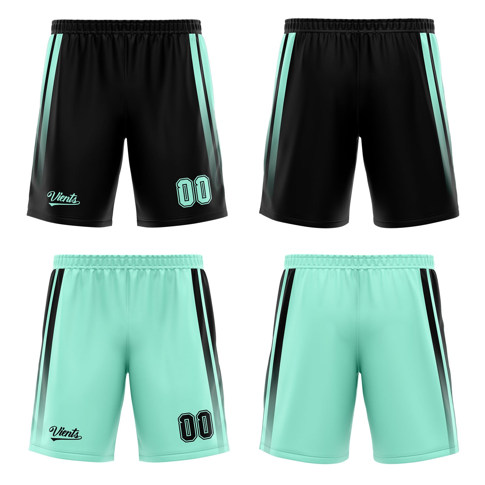 Custom Black Light Green Reversible Basketball Suit for Adults and Kids Personalized Jersey