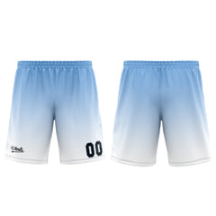 Custom White Blue Basketball Jersey Uniform Suit Printed Your Logo Name Number