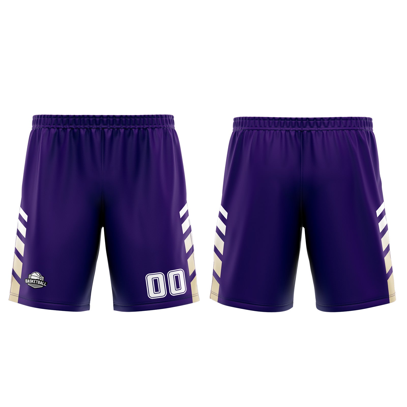 Custom Purple White Basketball Jersey Uniform Suit Printed Your Logo Name Number