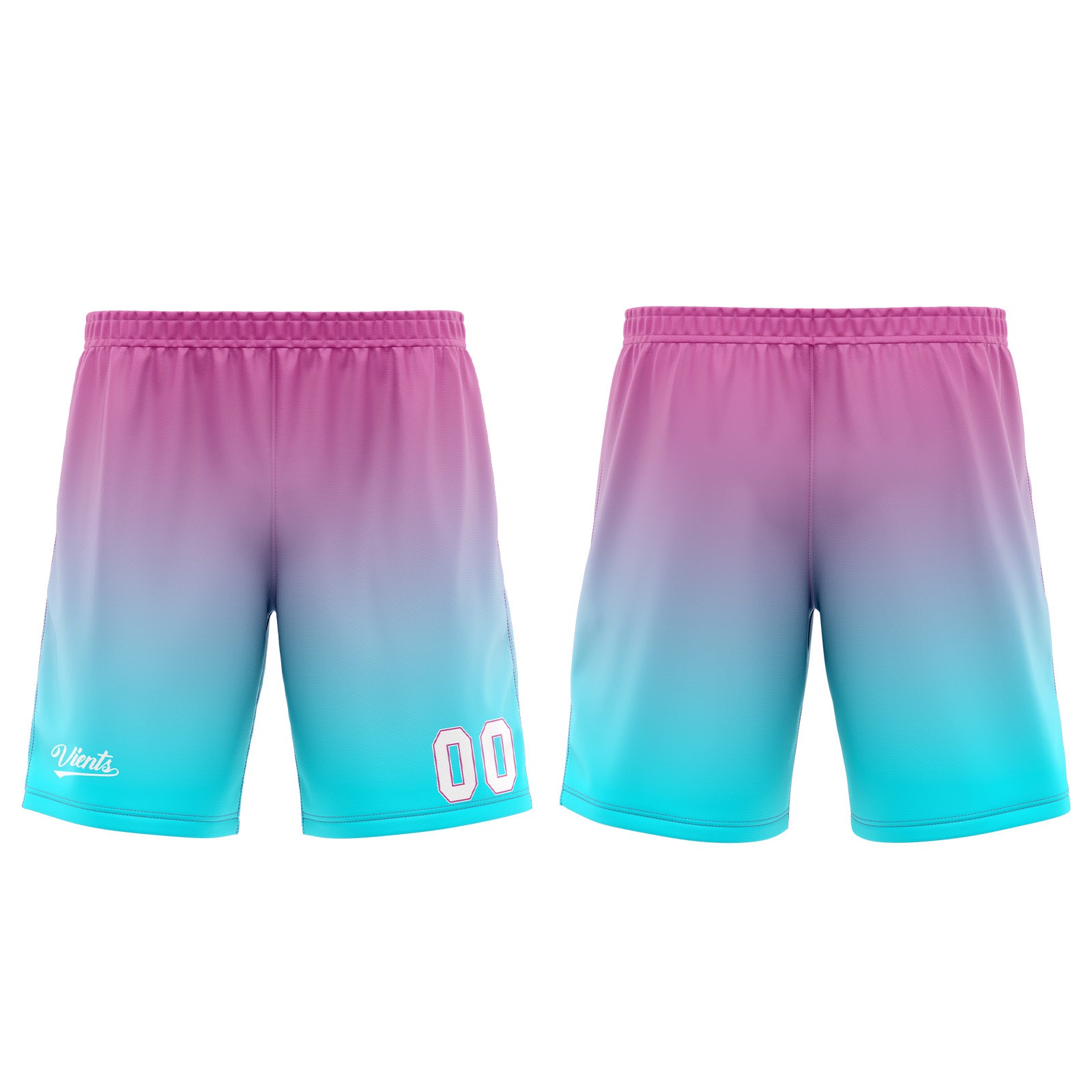 Custom Light Blue Pink Basketball Jersey Uniform Suit Printed Your Logo Name Number