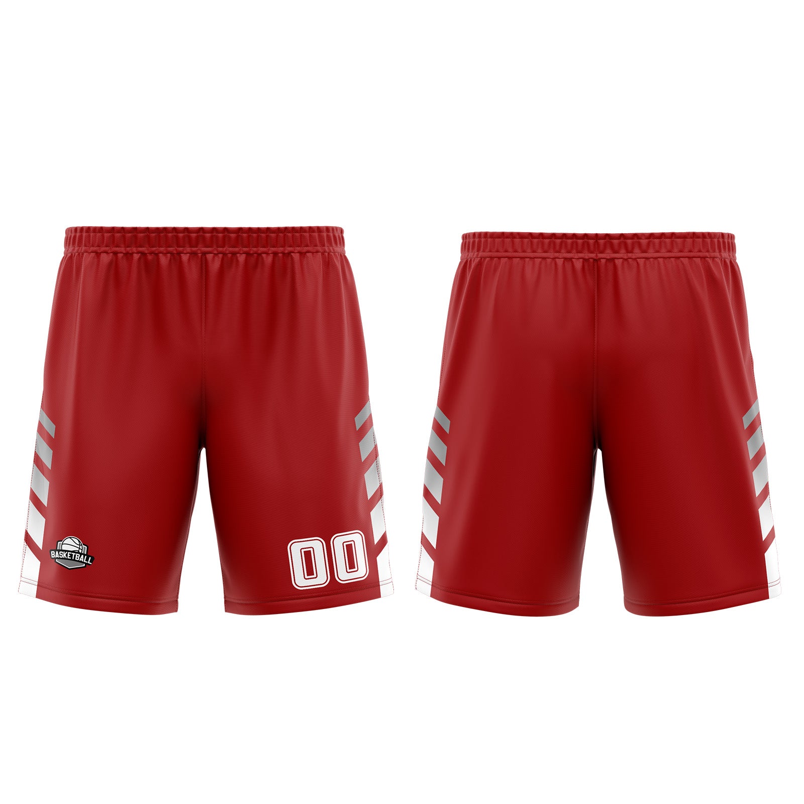 Custom Red Grey Basketball Jersey Uniform Suit Printed Your Logo Name Number