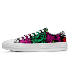 Highlight Your Fashion With Men's and Women's Low-Top Canvas Shoes  Fish
