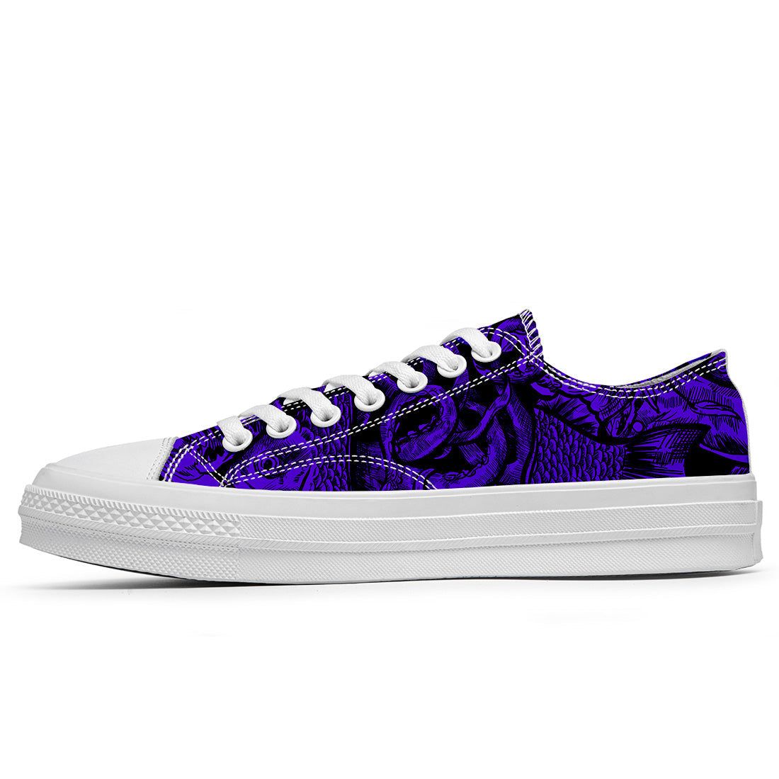 Highlight Your Fashion With Men's and Women's Low-Top Canvas Shoes  Fish