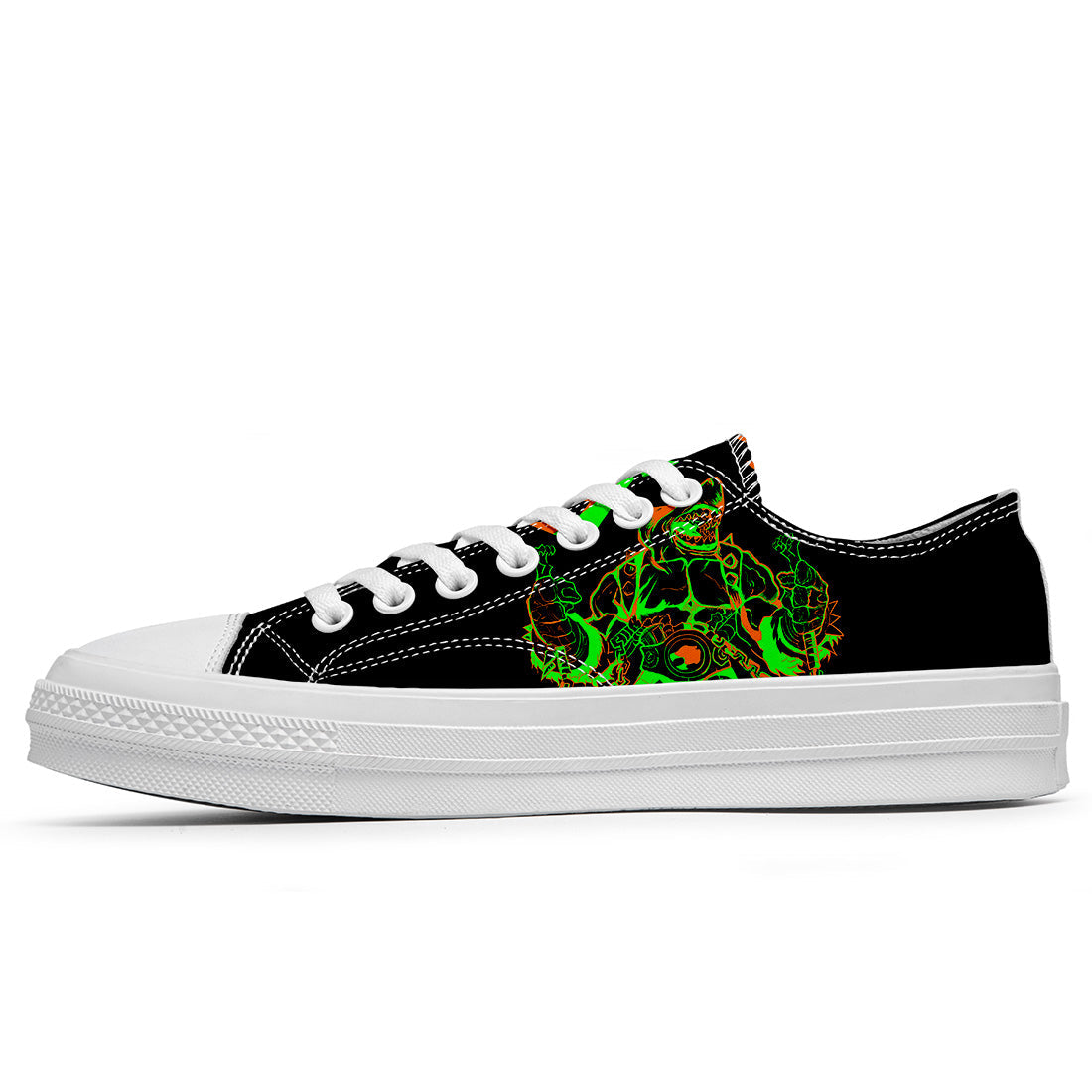 Highlight Your Fashion With Men's and Women's Low-Top Canvas Shoes Shark