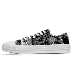 Highlight Your Fashion With Men's and Women's Low-Top Canvas Shoes  Fish